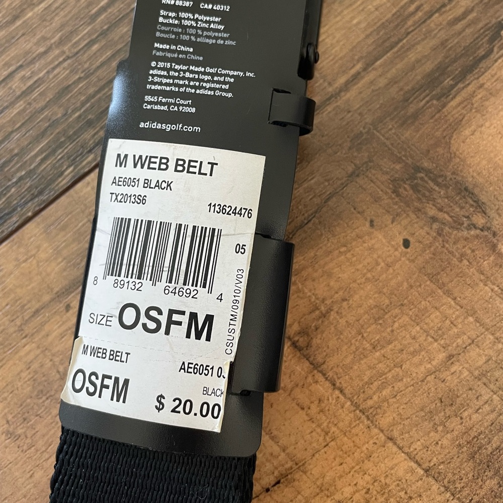 Adidas Golf Belt